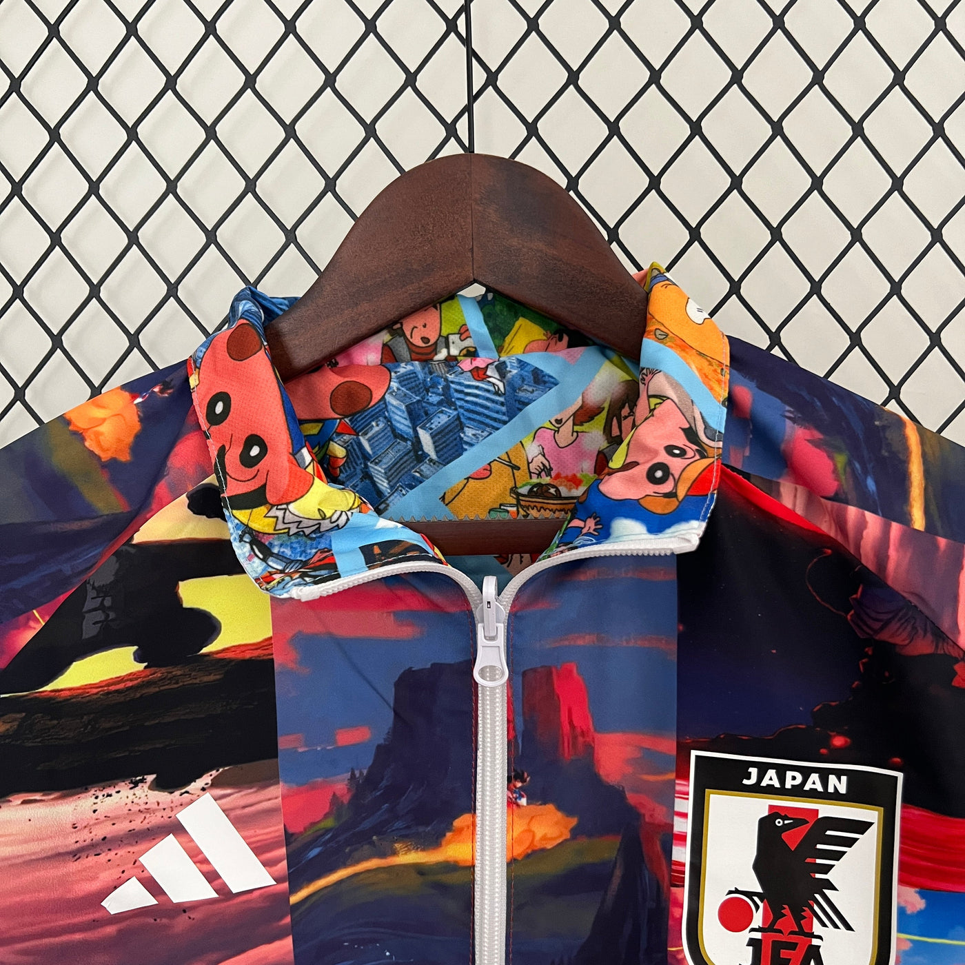 Japan Cartoon Edition Reversible Trench Coat Windbreaker 2024/2025