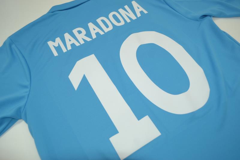 Diego Maradona 10 Napoli Thuis Shirt 1987/1988 - S tot XXXL