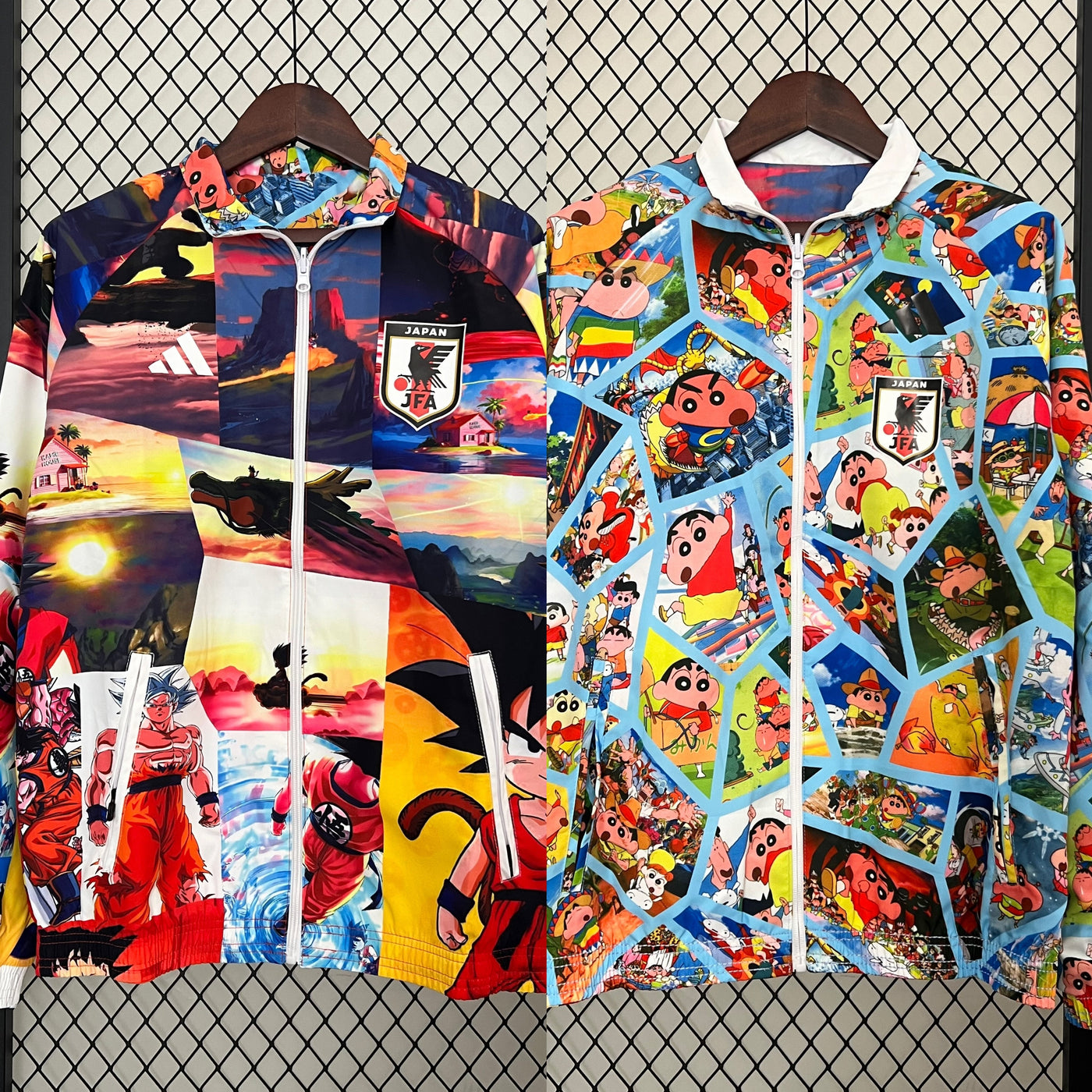 Japan Cartoon Edition Reversible Trench Coat Windbreaker 2024/2025