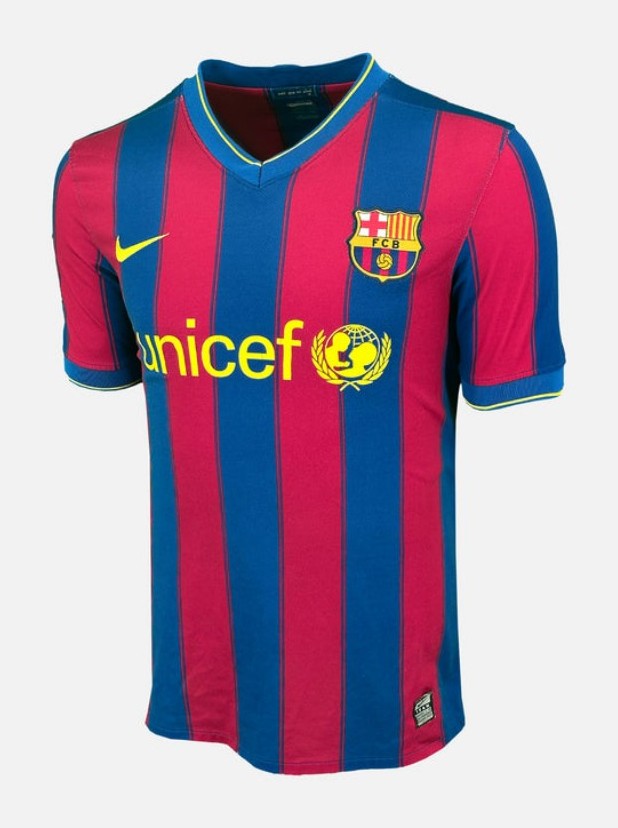 Zlatan Ibrahimovic - Barcelona Home Retro Shirt 2009/2010
