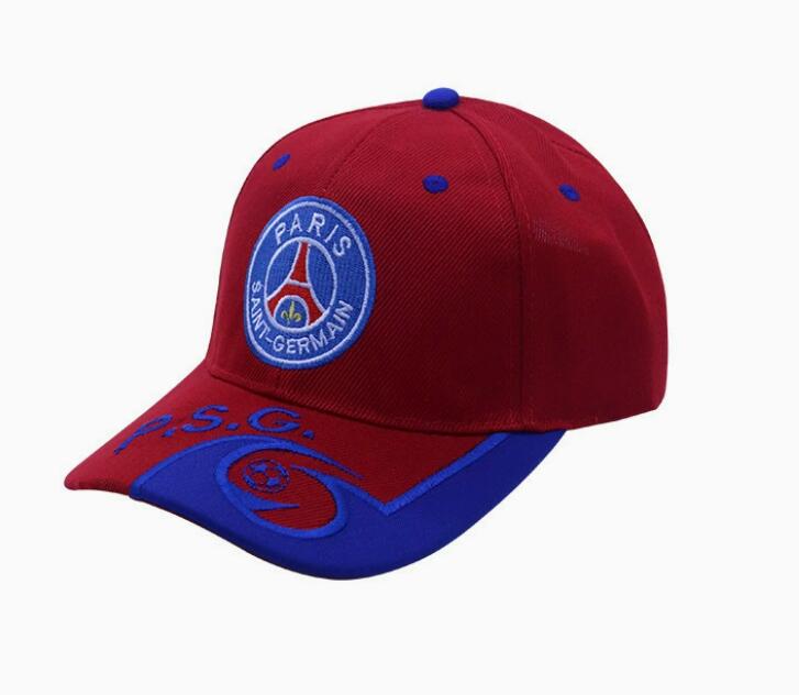 Paris Saint Germain Red Baseball Cap - Psg Hat Official Merchandise