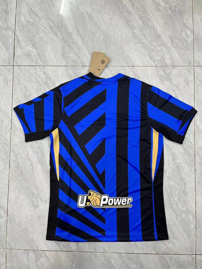 Officiële Inter Milan Thuis Shirt 2024/2025 - Zwart en Blauw met Scherpe Accenten