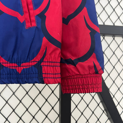FC Barcelona Reversible Trench Coat Windbreaker 2024