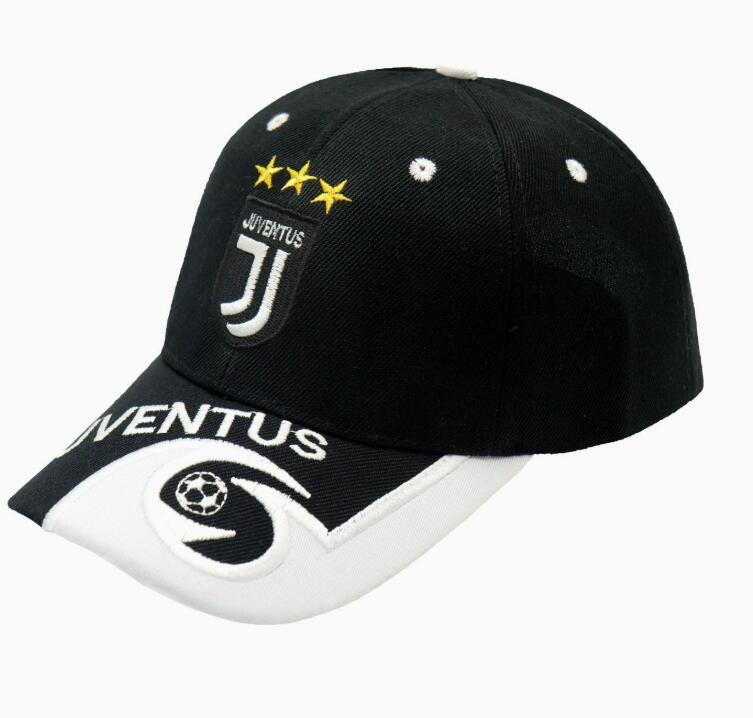 Juventus FC Black Baseball Cap - Hat Official Merchandise