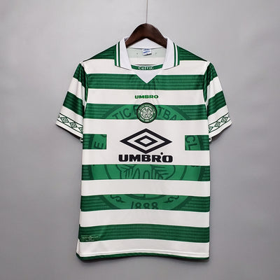 Henrik Larsson - Celtic Home Retro Shirt 1998/1999