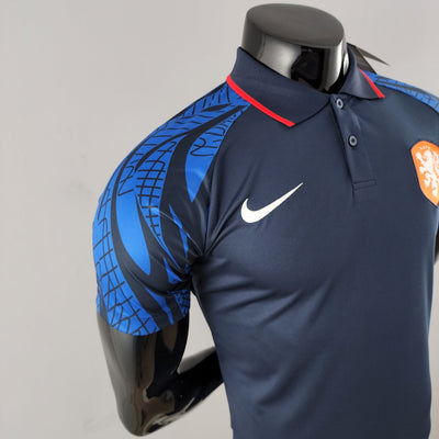 Nederland Royal Blue Polo – Maten van S tot XXL voor Stijlvolle Oranje Supporters!