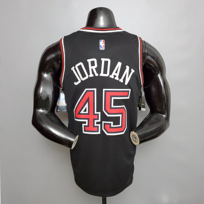 Nba Jersey - USA Basket Team - Chicago Bulls Black 45 Jordan