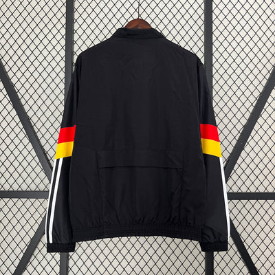 Duitsland Zwarte Trench Coat Windbreaker 2024/2025