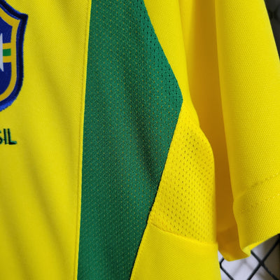 Legendarisch Brazilië Shirt 2002 - Ronaldo #9 Wereldkampioen
