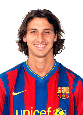 Zlatan Ibrahimovic - Barcelona Home Retro Shirt 2009/2010