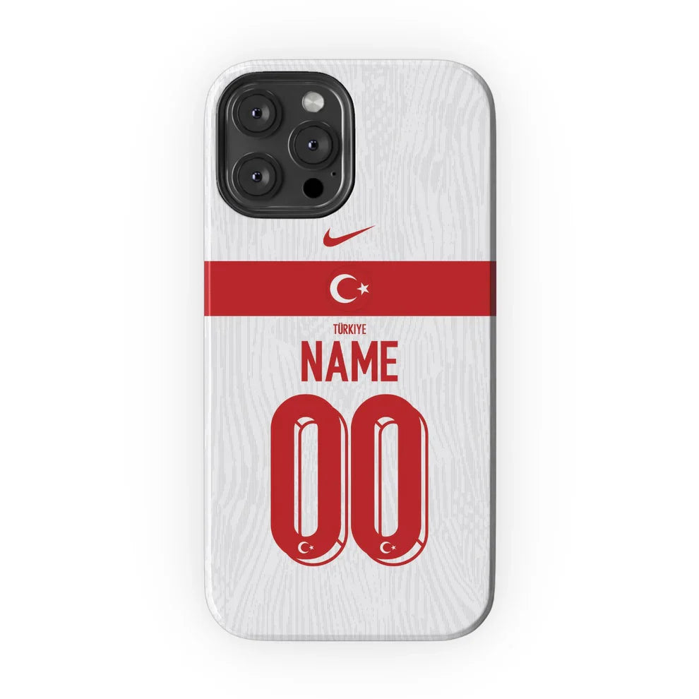 Türkiye Away Cover - Customizable Soccer Phone Case