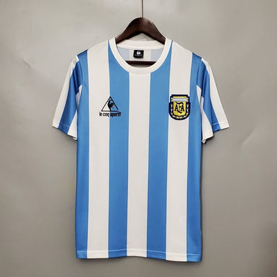 Diego Maradona 10 Argentinië Thuis Shirt 1986 - S tot XXXL