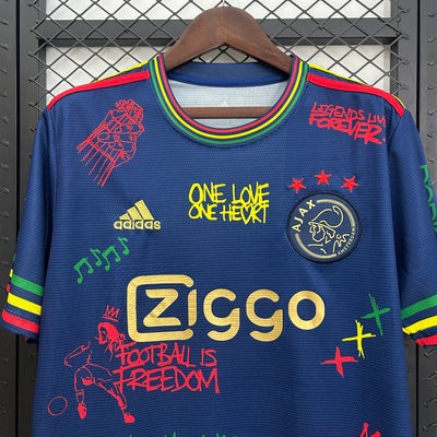 Ajax Shirt 2025/2026 - Bob Marley Edition Jersey Blue