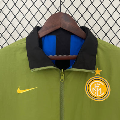 Inter Milan Reversible Trench Coat Windbreaker 2024/2025