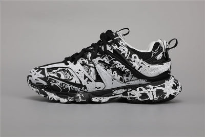 Balenciaga Track Shoes T1 White/Black - Unisex Luxury Sneakers