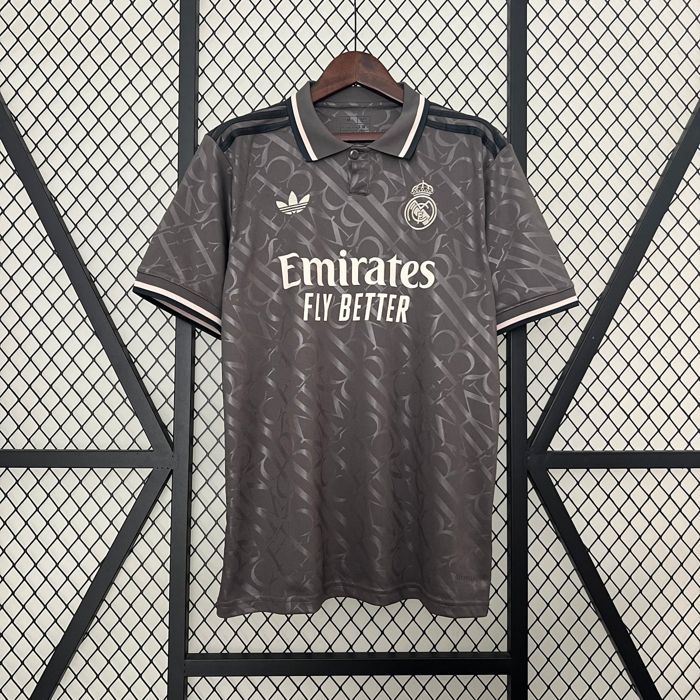 Officiële Real Madrid Derde Shirt 2024/2025 - Grijs met Witte Accenten