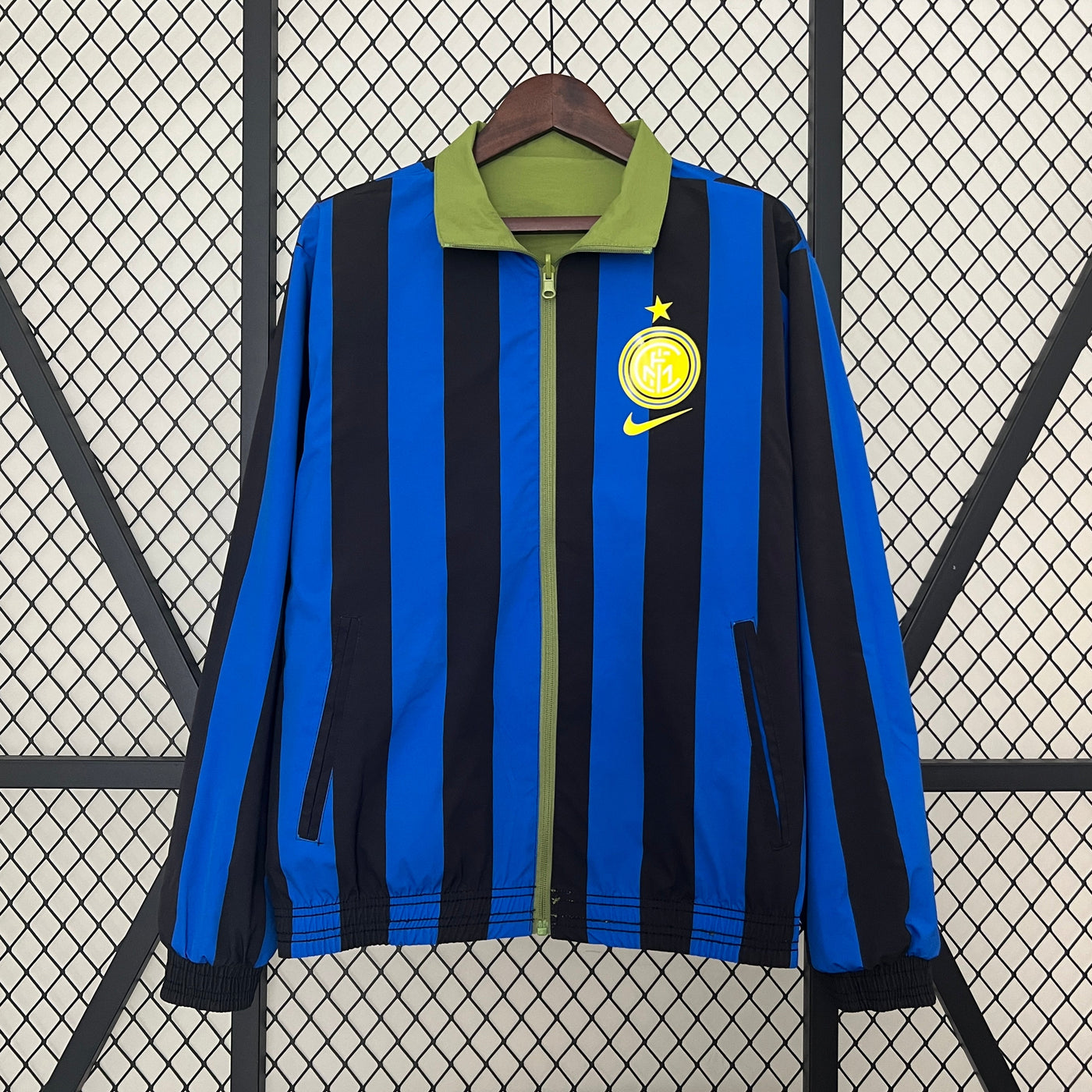 Inter Milan Reversible Trench Coat Windbreaker 2024/2025