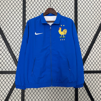 France Reversible Trench Coat Windbreaker 2024