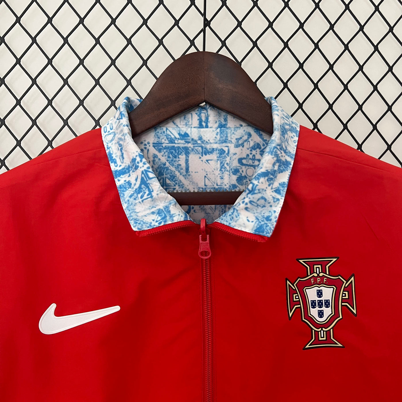 Officiële Portugal Windbreaker Trench Coat Reversible 2024/2025 – Maten S tot XXXL