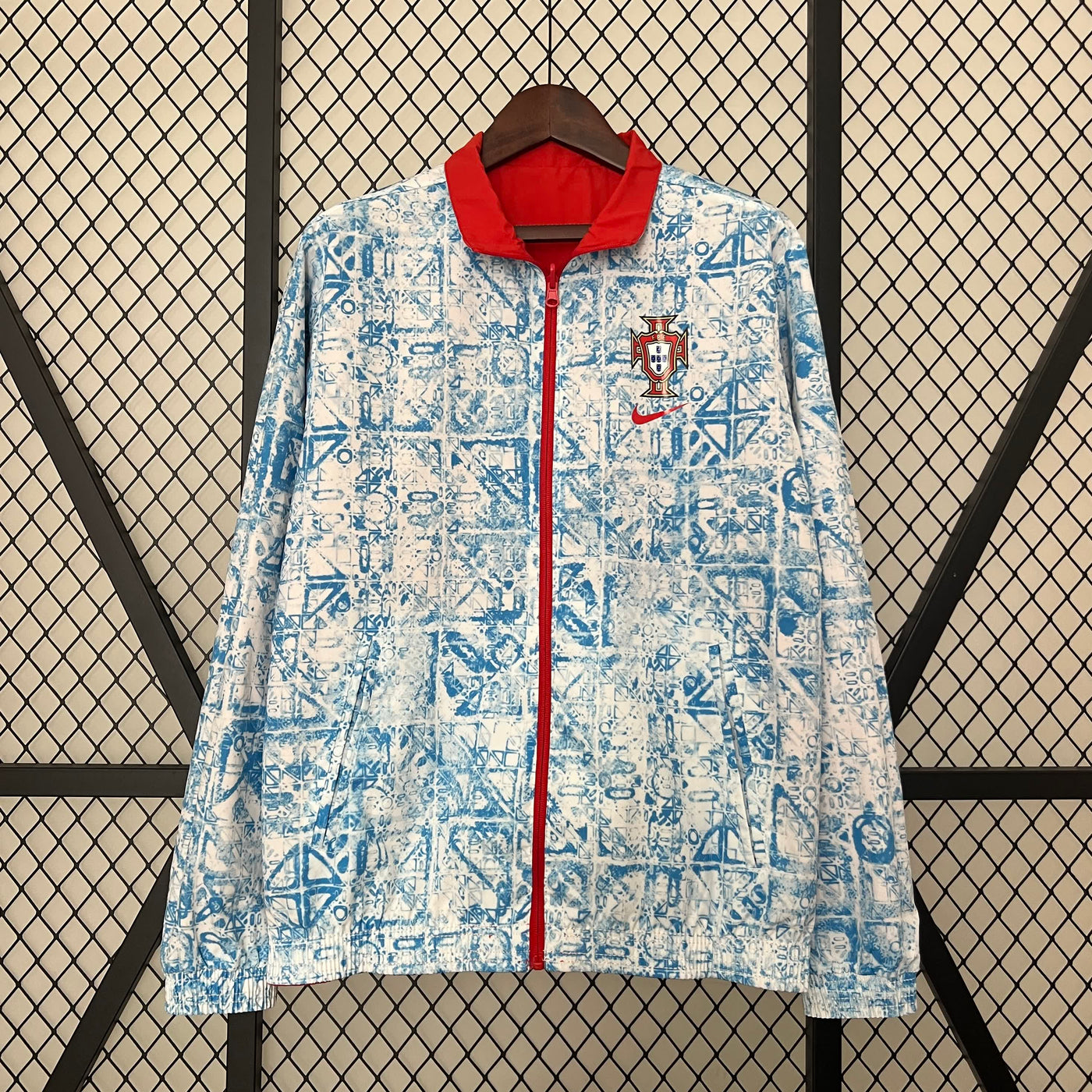 Officiële Portugal Windbreaker Trench Coat Reversible 2024/2025 – Maten S tot XXXL