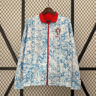 Officiële Portugal Windbreaker Trench Coat Reversible 2024/2025 – Maten S tot XXXL