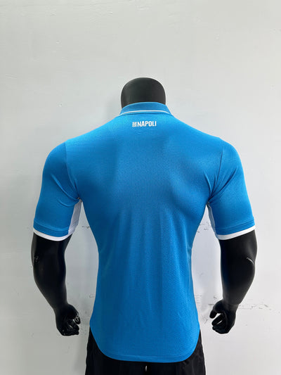 Officiële SSC Napoli Thuis Shirt 2024/2025 - Klassiek Blauw met Witte Details
