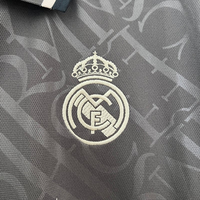 Officiële Real Madrid Derde Shirt 2024/2025 - Grijs met Witte Accenten