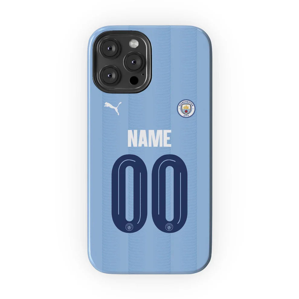 Manchester City Home Cover - Customizable Soccer Phone Case