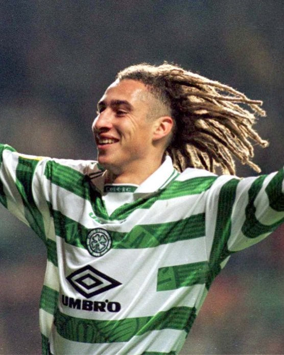 Henrik Larsson - Celtic Home Retro Shirt 1998/1999