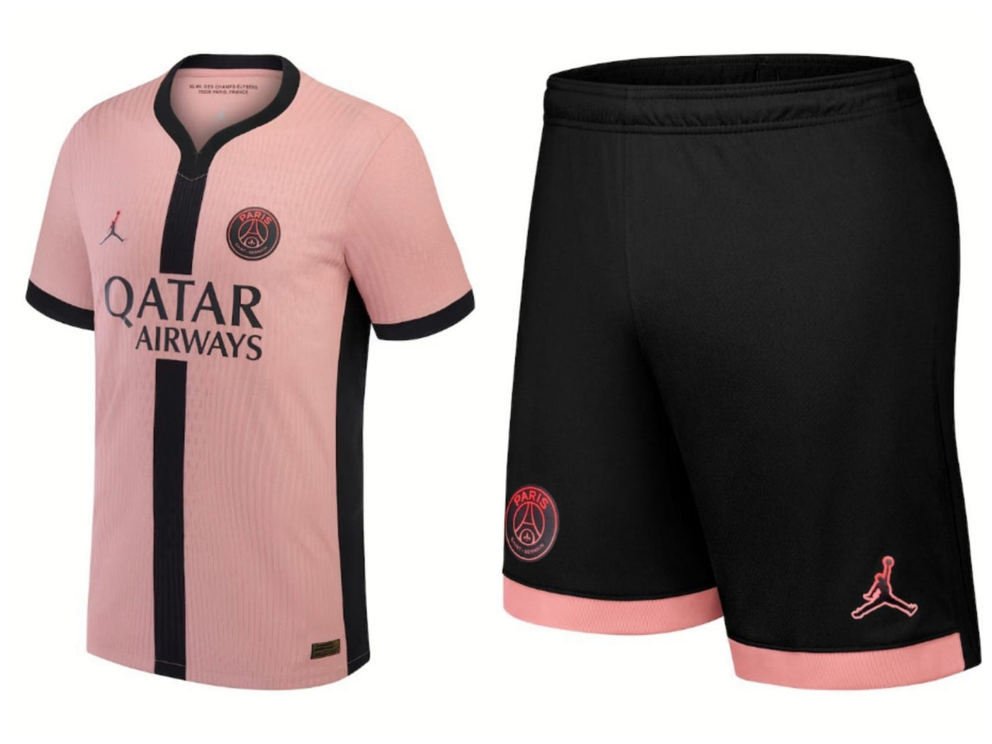 PSG Third Kit 2024/2025 – Officiële Wedstrijdshirt & Pantalon, Maten S tot XXXL