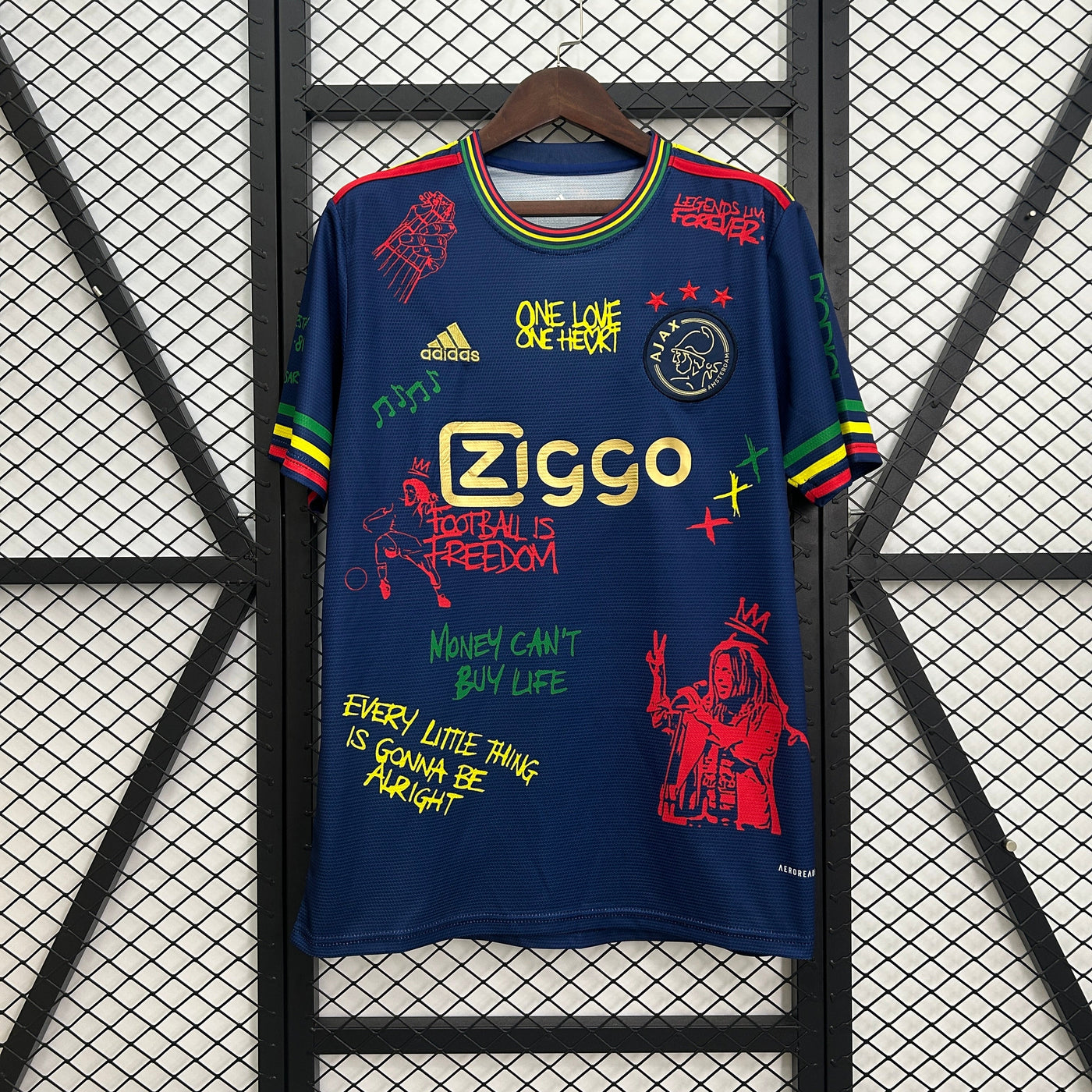 Ajax Shirt 2025/2026 - Bob Marley Edition Jersey Blue