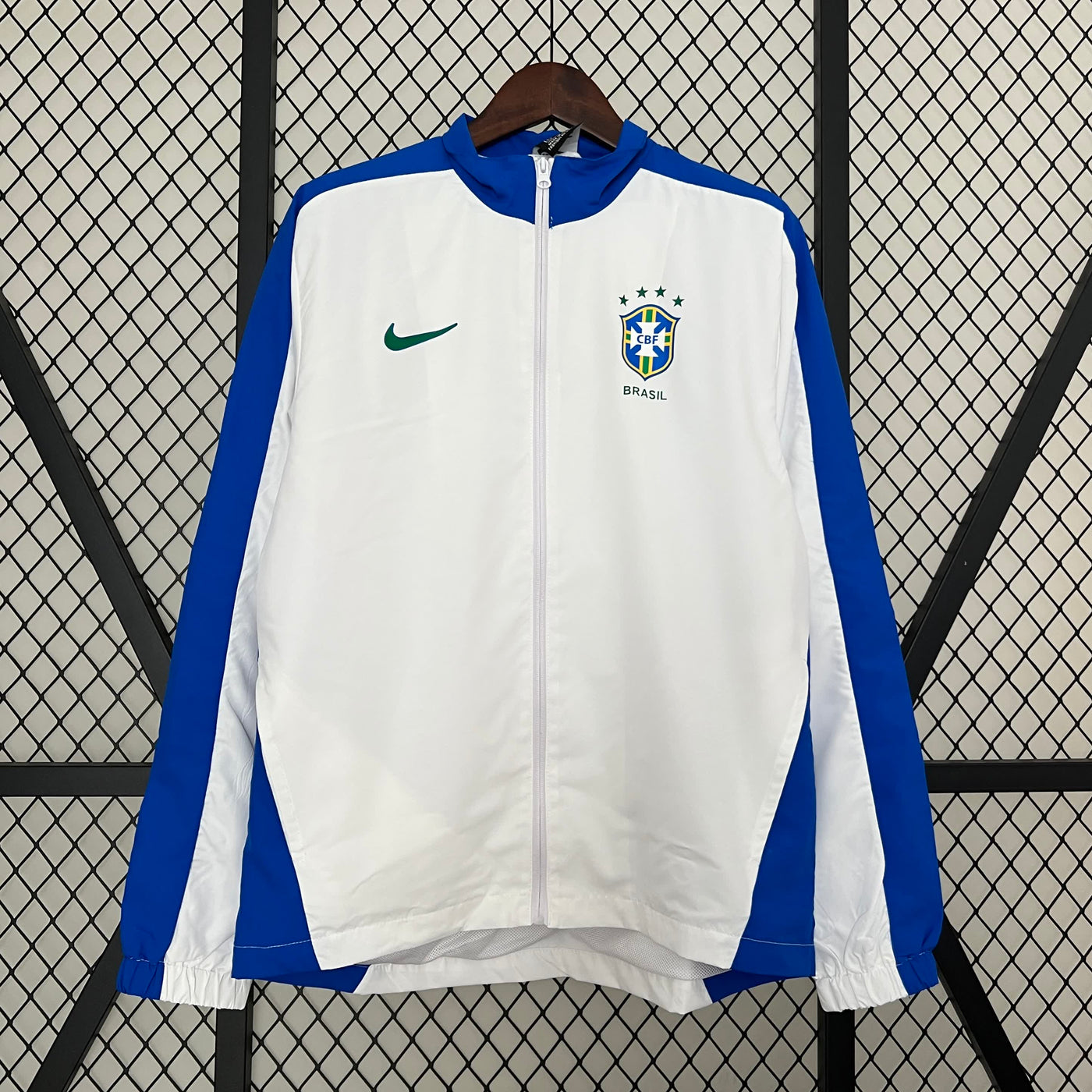 Officiële Brazilië Windbreaker 2024/2025 – Maten S tot XXL