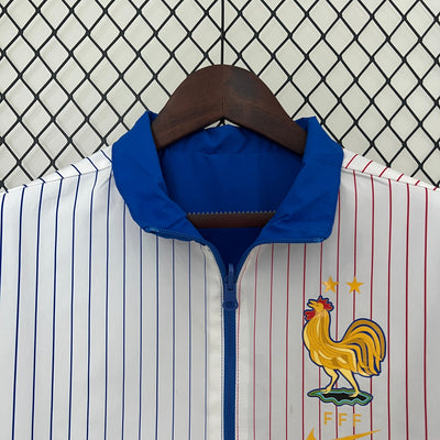 France Reversible Trench Coat Windbreaker 2024