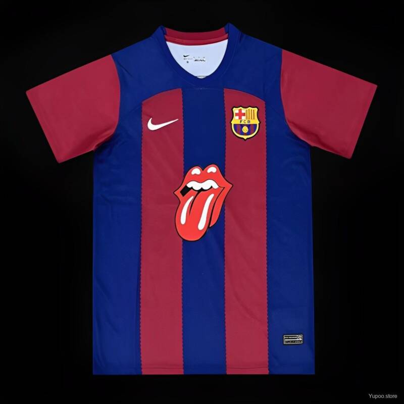 FC Barcelona Home Special Edition Rolling Stone Shirt 2023/2024