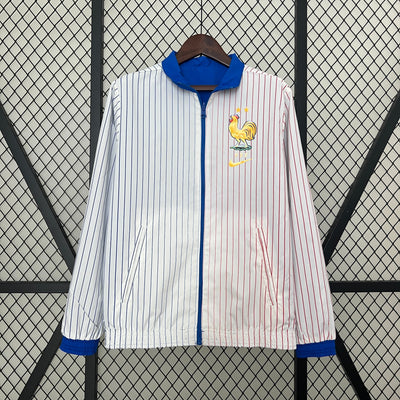 France Reversible Trench Coat Windbreaker 2024