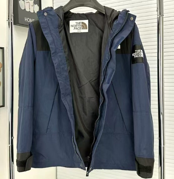 The North Face Martis Jacket Windbreaker Leather Blue/Black