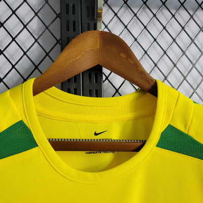 Legendarisch Brazilië Shirt 2002 - Ronaldo #9 Wereldkampioen