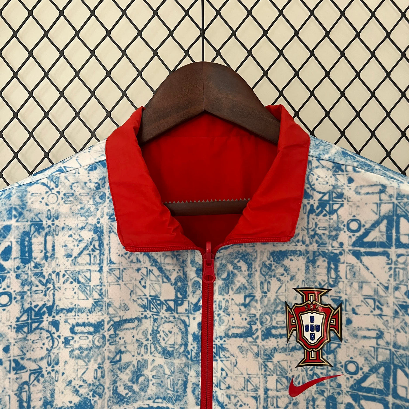 Officiële Portugal Windbreaker Trench Coat Reversible 2024/2025 – Maten S tot XXXL