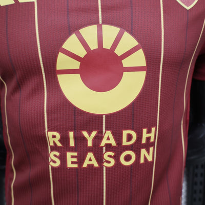 Officiële AS Roma Special Edition Shirt 2024/2025 - Bordeaurood met Gouden Details