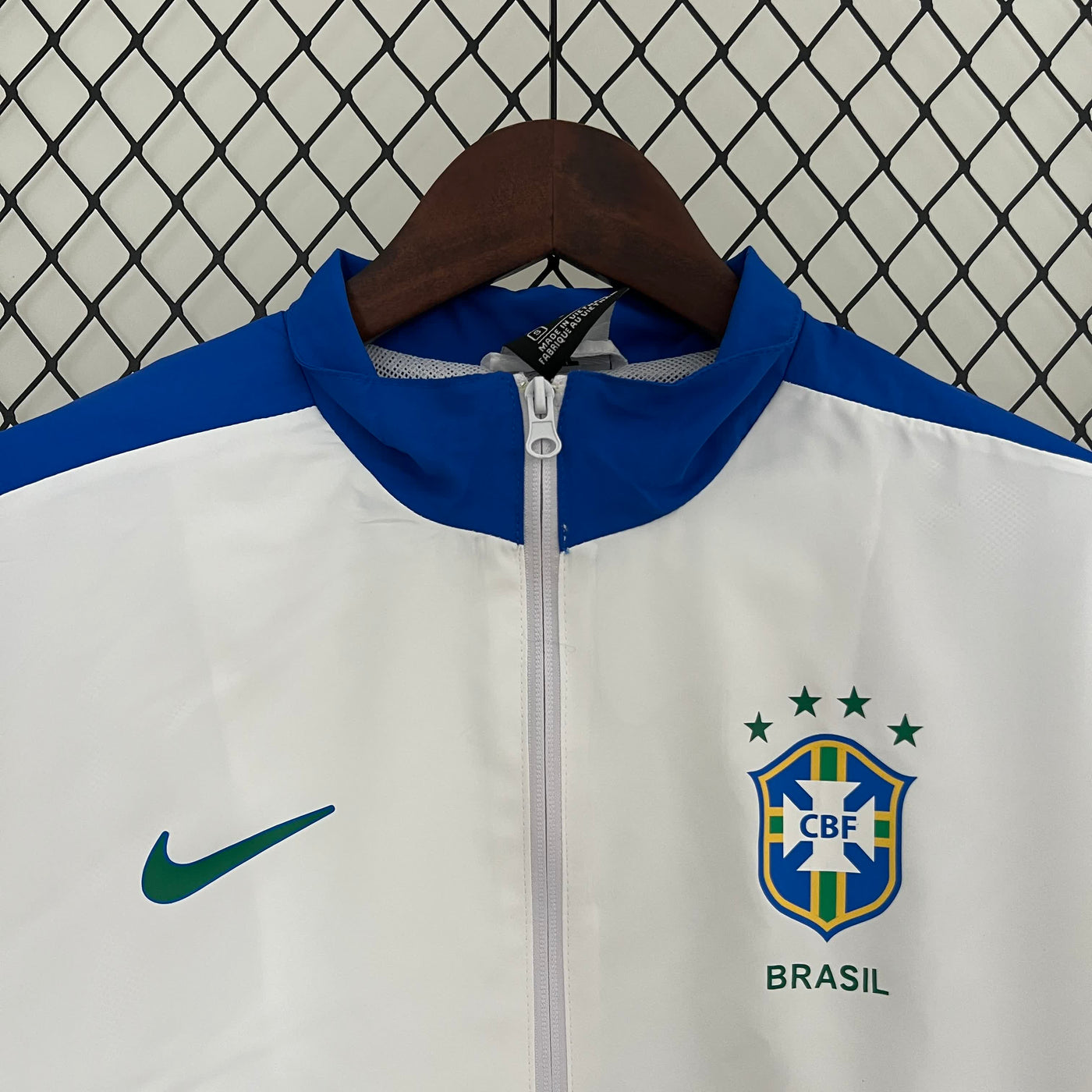 Officiële Brazilië Windbreaker 2024/2025 – Maten S tot XXL