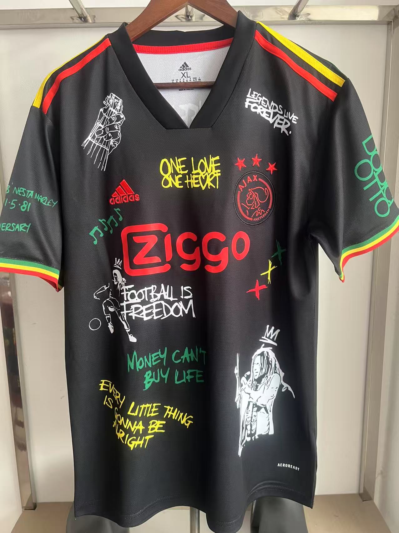 Ajax Shirt 2024/2025 - Bob Marley Edition