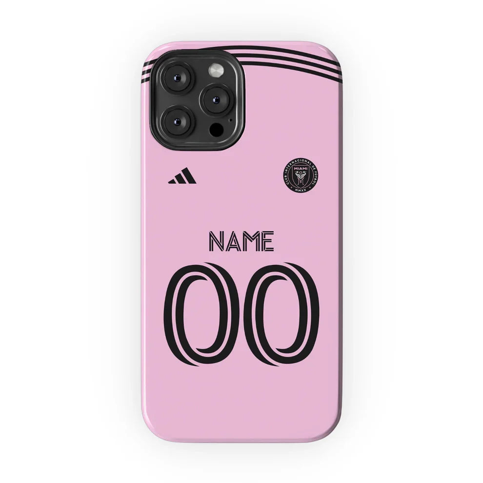 Inter Miami Home Cover - Customizable Soccer Phone Case